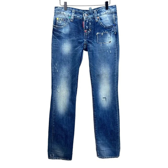 Dsquared2 Straight Leg Jeans Size 44